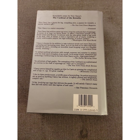 Clear and Present Danger. Tom Clancy 1st Print, 1st Edition. HC, DJ. 1989 - Picture 6 of 11